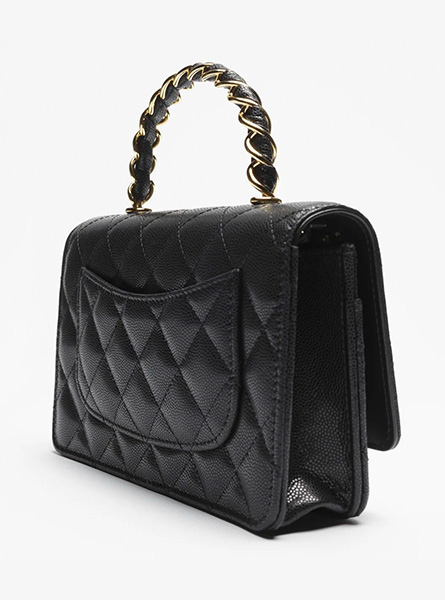 高仿CHANEL包包 | A货香奈儿女包 2025/26秋冬系列 黑色链条钱包