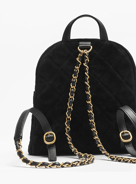 高仿CHANEL包包 | A货香奈儿女包 2025/26秋冬系列 黑色双肩背包