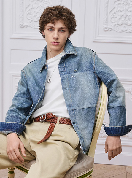 DIOR高仿男装 | 迪奥 A货服装  2026夏季DIOR新款 蓝色外套衬衫