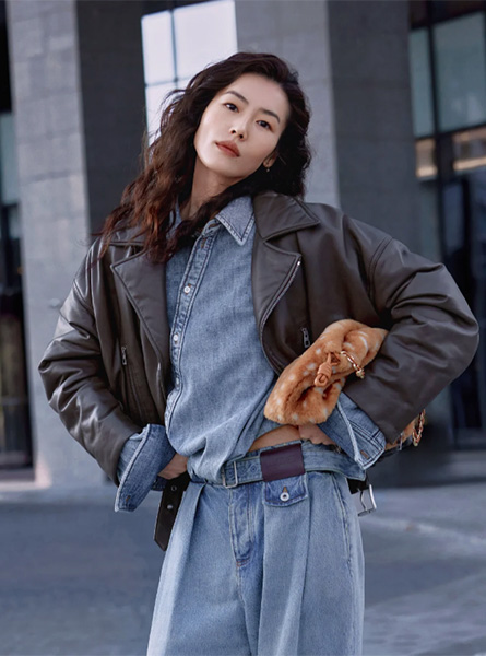 高仿LOEWE包包 刘雯同款包包