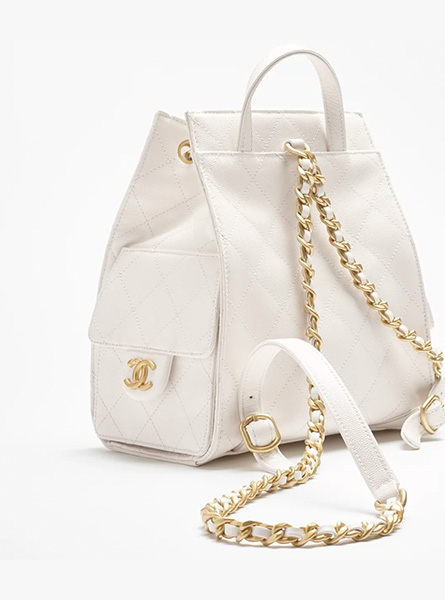 高仿CHANEL包包 | A货香奈儿女包 2025/26秋冬系列 白色CHANEL 25中号双肩背包