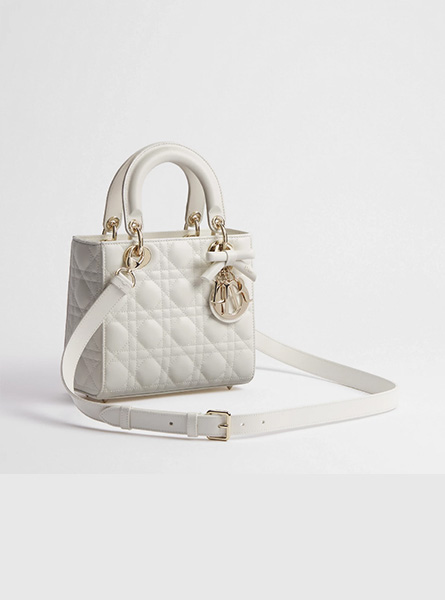 高仿DIOR包包 | A货迪奥女包 2026春夏DIOR新款 奶白色小号 Lady Dior 手袋