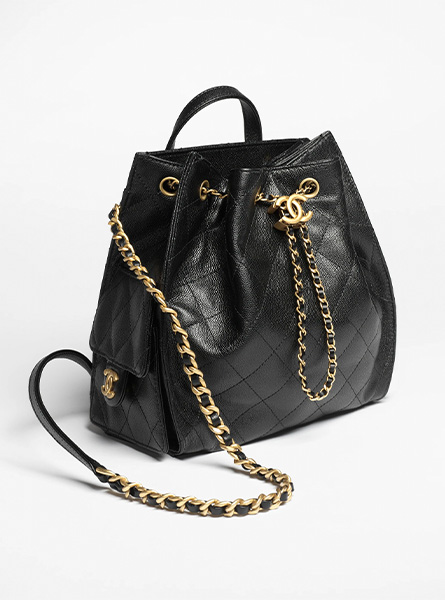 高仿CHANEL包包 | A货香奈儿女包 2025/26秋冬系列 黑色CHANEL 25中号双肩背包