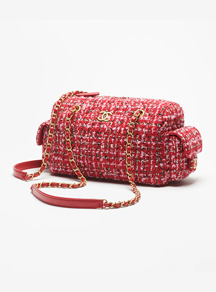 高仿CHANEL包包 | A货香奈儿女包 2025/26秋冬系列 红色小号保龄球包