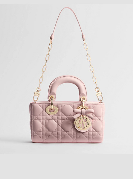 高仿DIOR包包 | A货迪奥女包 2026春夏DIOR新款 淡柔粉色迷你 Lady D-Joy 手袋