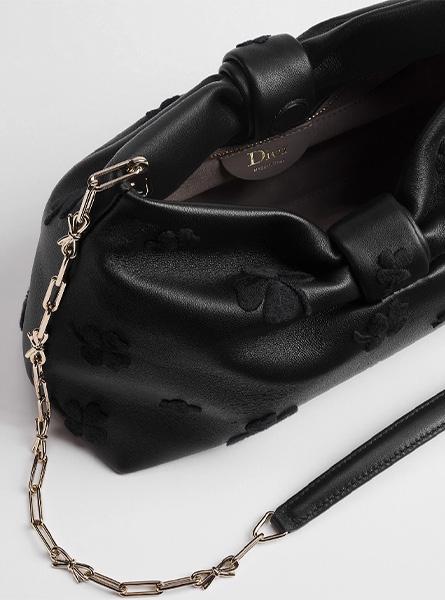 高仿DIOR包包 | A货迪奥女包 2026春夏DIOR新款 黑色小号 Dior Bow 手袋