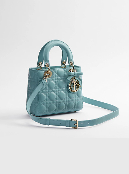 高仿DIOR包包 | A货迪奥女包 2026春夏DIOR新款 碧玺蓝小号 Lady Dior 手袋