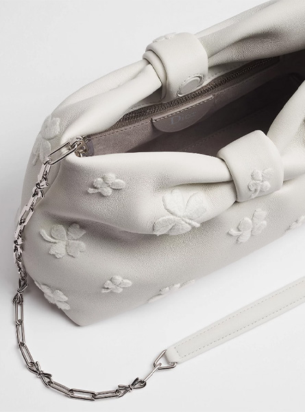 高仿DIOR包包 | A货迪奥女包 2026春夏DIOR新款 白色小号 Dior Bow 手袋