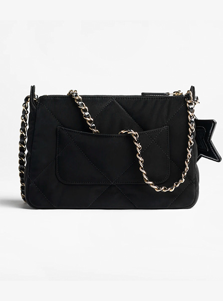 高仿CHANEL包包 | A货香奈儿女包 2025/26秋冬系列 黑色链条手拿包