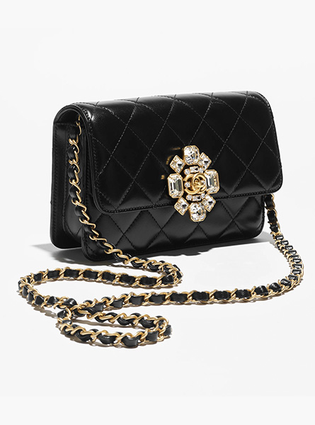 高仿CHANEL包包 | A货香奈儿女包 2025/26早春度假系列 黑色晚宴包