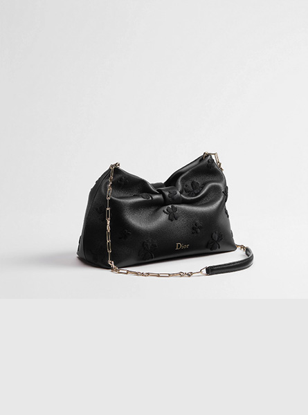 高仿DIOR包包 | A货迪奥女包 2026春夏DIOR新款 黑色小号 Dior Bow 手袋