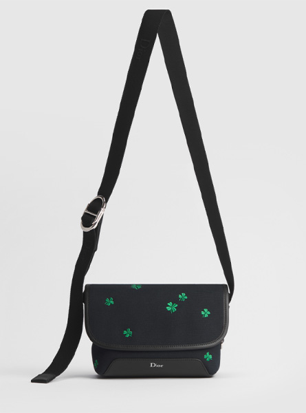 高仿DIOR包包 | A货迪奥男包 2026春夏DIOR新款 黑色迷你 Dior Jett 翻盖信使包