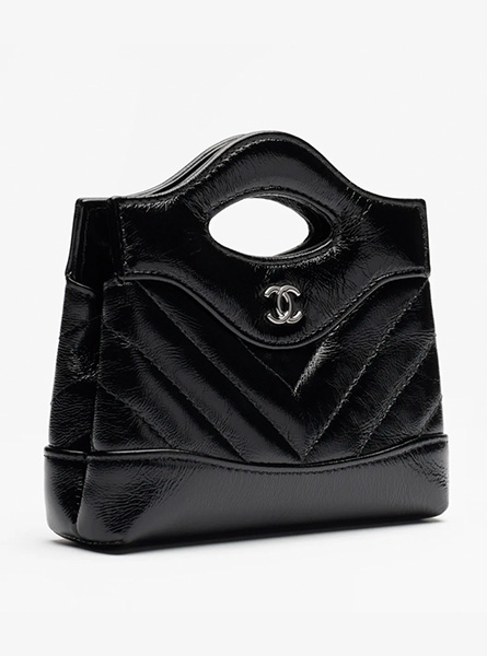 高仿CHANEL包包 | A货香奈儿女包 2025/26秋冬系列 黑色链条手拿包