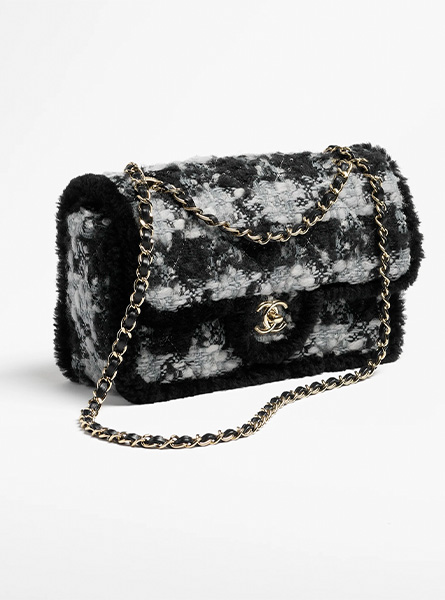 高仿CHANEL包包 | A货香奈儿女包 2025/26秋冬系列 黑色大号口盖包