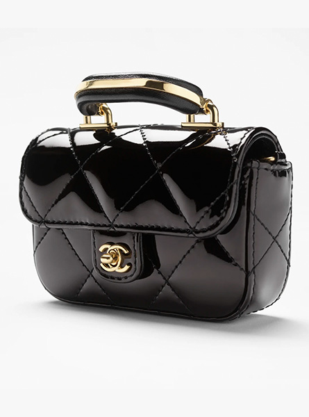 高仿CHANEL包包 | A货香奈儿女包 2025/26秋冬系列 黑色小号链条手抓包