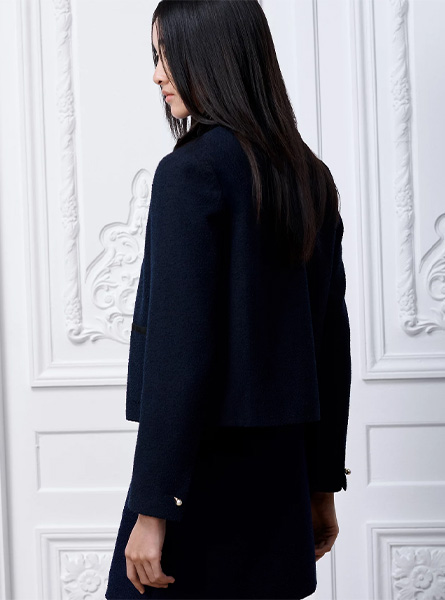 DIOR高仿女装 | 迪奥 A货服装  2026夏季DIOR新款 海军蓝短款外套