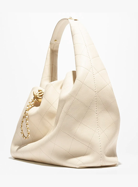 高仿CHANEL包包 | A货香奈儿女包 2025/26早春度假系列 淡米色超大号流浪包