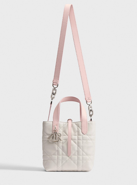 高仿DIOR包包 | A货迪奥女包 2026春夏DIOR新款 奶白色小号 Dior Toujours 竖版手袋