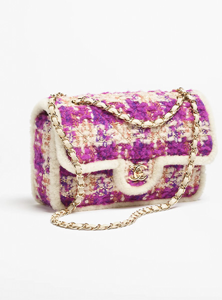 高仿CHANEL包包 | A货香奈儿女包 2025/26秋冬系列 桃红大号口盖包