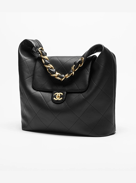 高仿CHANEL包包 | A货香奈儿女包 2025/26秋冬系列 黑色超大号流浪包