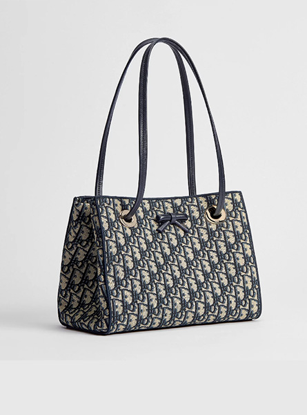 高仿DIOR包包 | A货迪奥女包 2026春夏DIOR新款 蓝色小号购物袋