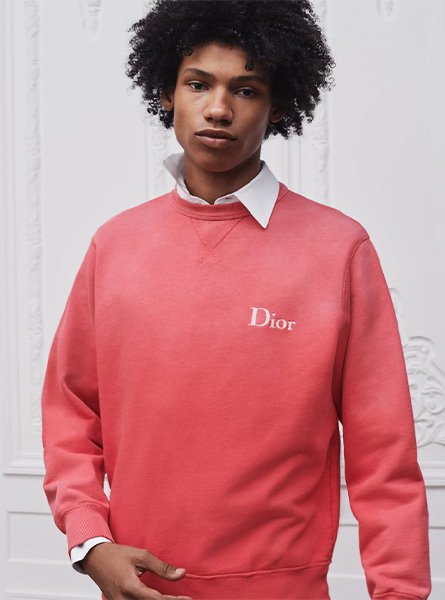 DIOR高仿男装 | 迪奥 A货服装  2026夏季DIOR新款 红色宽松版型卫衣