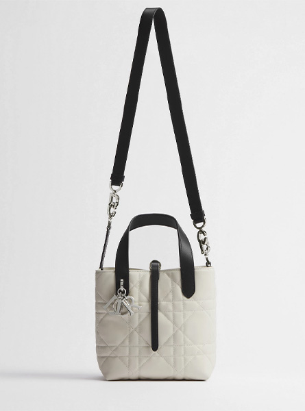 高仿DIOR包包 | A货迪奥女包 2026春夏DIOR新款 奶白色小号 Dior Toujours 竖版手袋