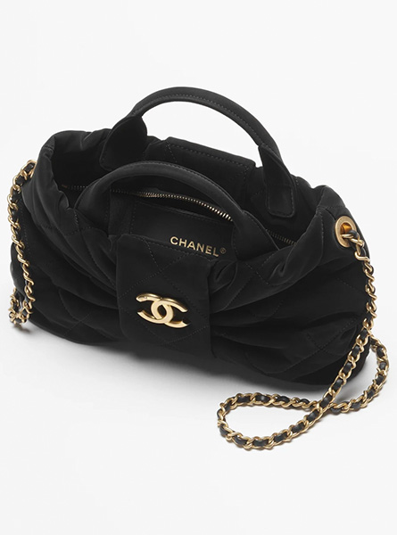 高仿CHANEL包包 | A货香奈儿女包 2025/26秋冬系列 黑色迷你蝴蝶结手袋