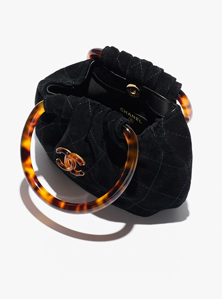 高仿CHANEL包包 | A货香奈儿女包 2025/26早春度假系列 黑色迷你手拿包