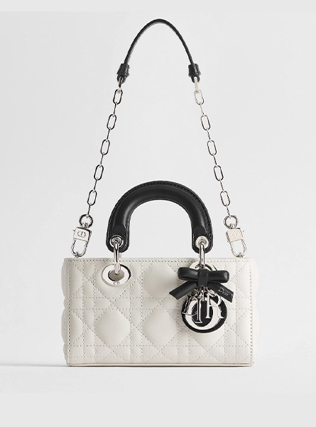 高仿DIOR包包 | A货迪奥女包 2026春夏DIOR新款 奶白色Lady D-Joy 超迷你手袋