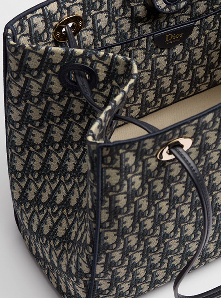 高仿DIOR包包 | A货迪奥女包 2026春夏DIOR新款 蓝色中号购物袋