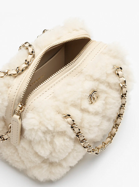 高仿CHANEL包包 | A货香奈儿女包 2025/26秋冬系列 米色经典链条晚宴包