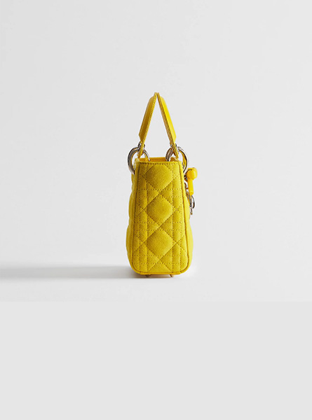 高仿DIOR包包 | A货迪奥女包 2026春夏DIOR新款 毛茛黄迷你 Lady Dior 手袋