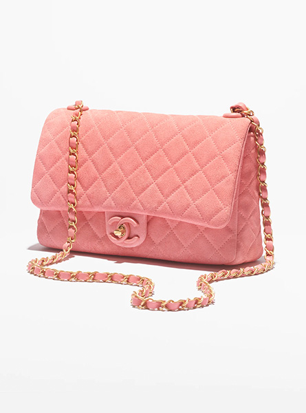 高仿CHANEL包包 | A货香奈儿女包 2025/26早春度假系列 粉红色口盖包