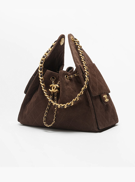 高仿CHANEL包包 | A货香奈儿女包 2025/26秋冬系列 深棕色CHANEL 25小号手袋