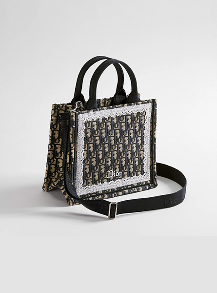 高仿DIOR包包 | A货迪奥女包 2026春夏DIOR新款 蓝色小号 Book Tote 手袋 托特包