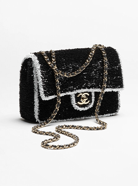 高仿CHANEL包包 | A货香奈儿女包 2025/26秋冬系列 黑色口盖包