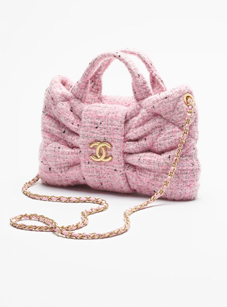 高仿CHANEL包包 | A货香奈儿女包 2025/26秋冬系列 粉色迷你蝴蝶结手袋