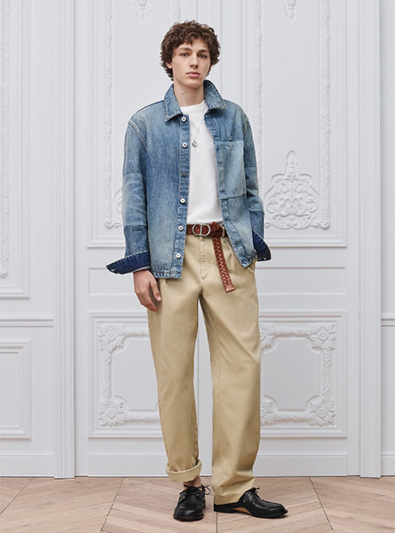 DIOR高仿男装 | 迪奥 A货服装  2026夏季DIOR新款 蓝色外套衬衫