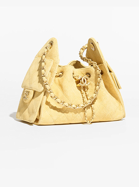 高仿CHANEL包包 | A货香奈儿女包 2025/26早春度假系列 黄色CHANEL 25迷你手袋