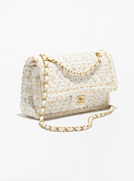 高仿CHANEL包包 | A货香奈儿女包 2025/26早春度假系列 乳白色经典11.12手袋