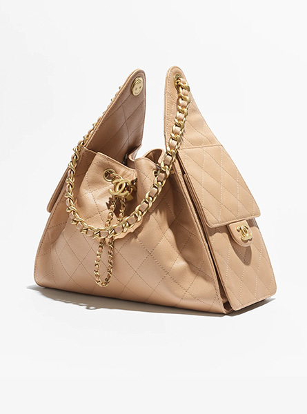 高仿CHANEL包包 | A货香奈儿女包 2025/26早春度假系列 米色CHANEL 25小号手袋