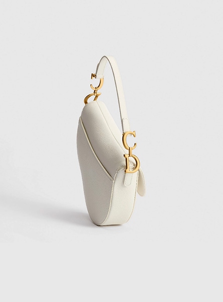 高仿DIOR包包 | A货迪奥女包 2026春夏DIOR新款 奶白色小号马鞍包