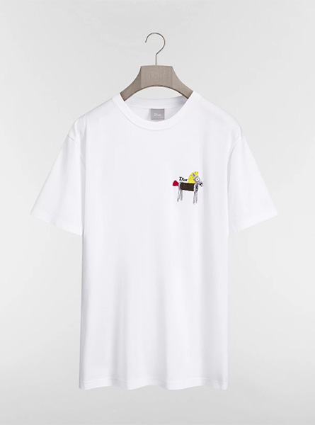 DIOR高仿男装 | 迪奥 A货服装  2026夏季DIOR新款 灰色宽松版型 T 恤