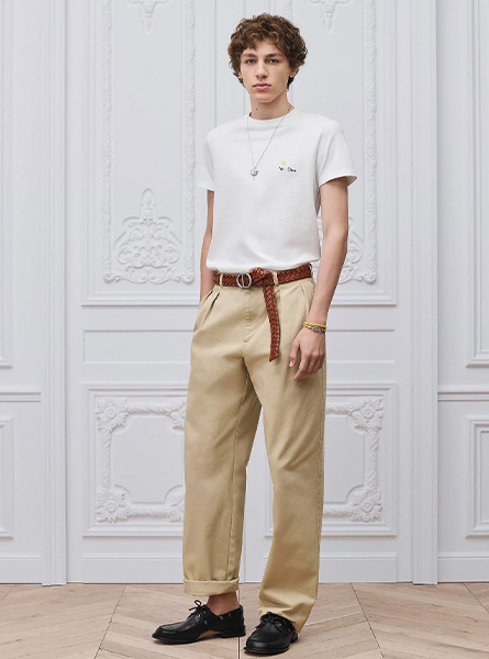 DIOR高仿男装 | 迪奥 A货服装  2026夏季DIOR新款 白色常规版型 T 恤