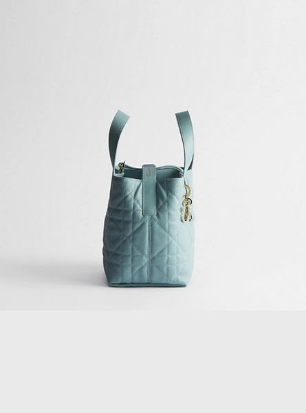 高仿DIOR包包 | A货迪奥女包 2026春夏DIOR新款 碧玺蓝小号 Dior Toujours 竖版手袋