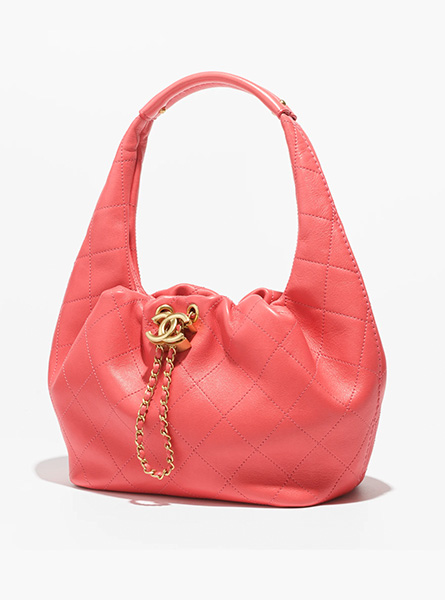 高仿CHANEL包包 | A货香奈儿女包 2025/26早春度假系列 珊瑚色流浪包