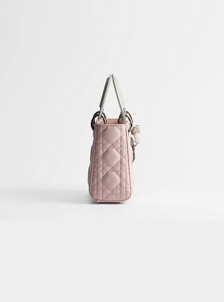 高仿DIOR包包 | A货迪奥女包 2026春夏DIOR新款 淡柔粉色Dior Or 迷你 Lady Dior 手袋