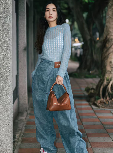 高仿LOEWE包包 陈嘉桦同款包包