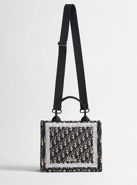 高仿DIOR包包 | A货迪奥女包 2026春夏DIOR新款 蓝色小号 Book Tote 手袋 托特包